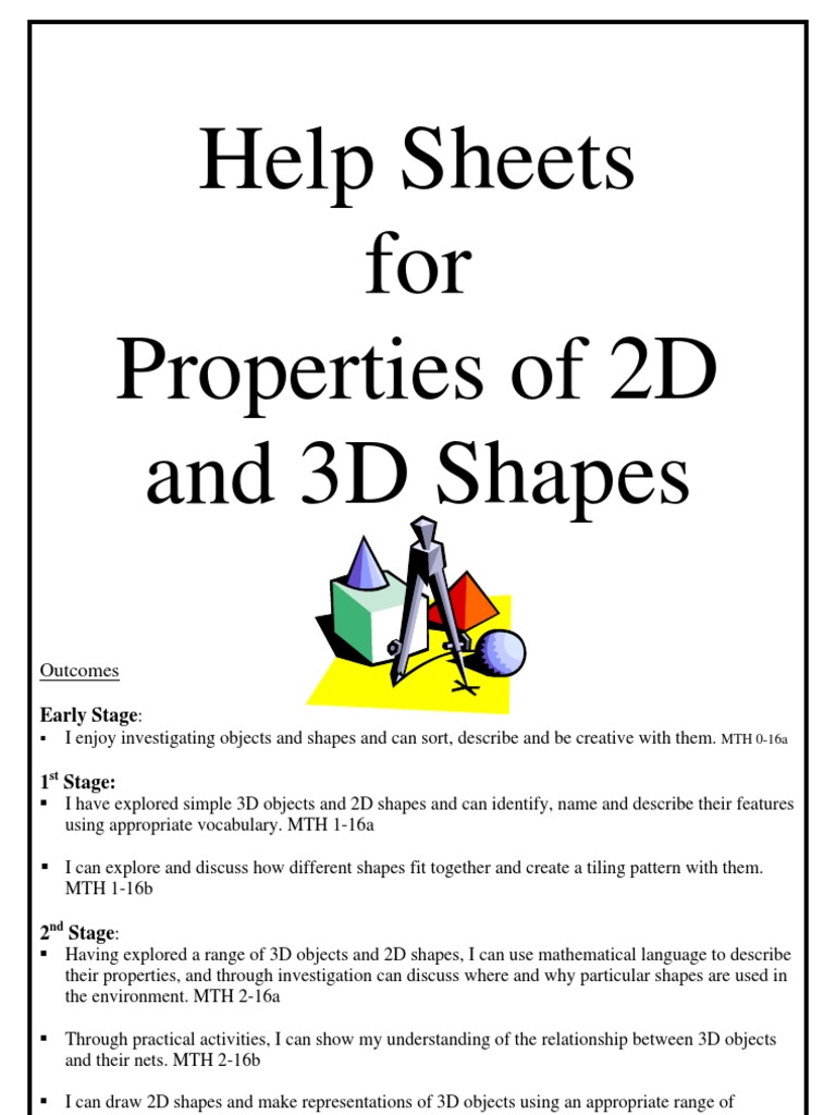 examples of three dimensional shapes